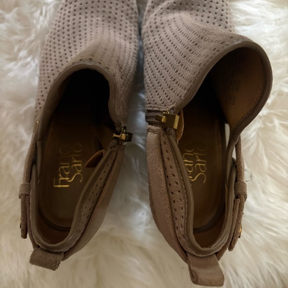 Franco Sarto Boots Dakota Leather Suede Booties Women’s Size 7.5 - Picture 5 of 8